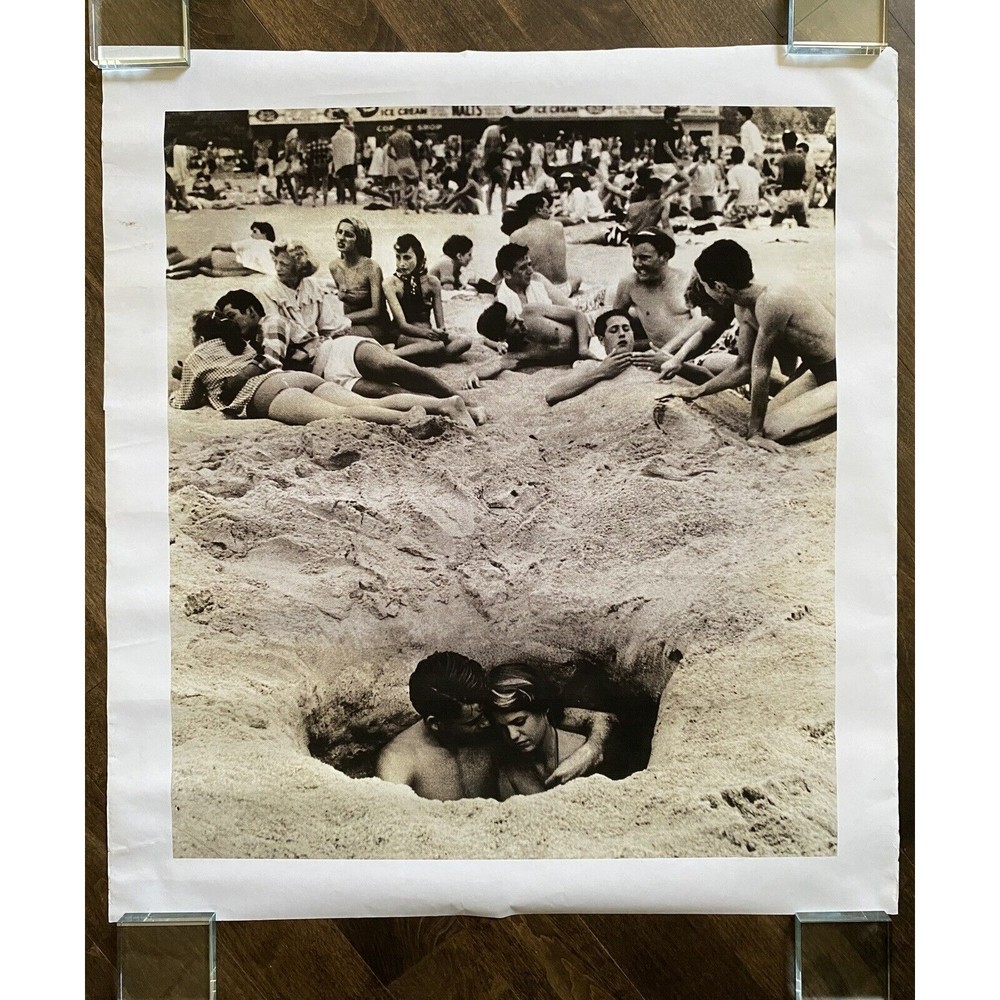 Ralph Crane Poster "Alone On A Crowded Beach" (11)